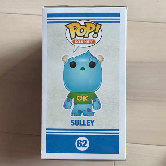 New! Funko POP! Monsters University Sulley #62 - Picture 4 of 6